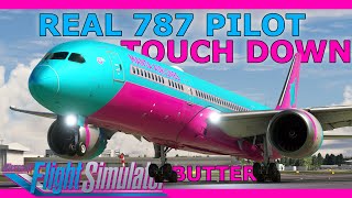 How to Land the Boeing 787  With a Real Dreamliner Pilot [upl. by Natloz]