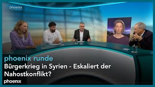 phoenix runde Bürgerkrieg in Syrien  Eskaliert der Nahostkonflikt [upl. by Korie]