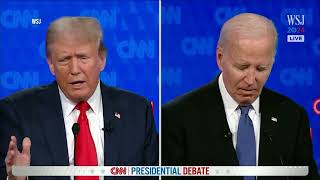 06282024 US President Trump Trumps Initial 2024 Debate [upl. by Madlin]