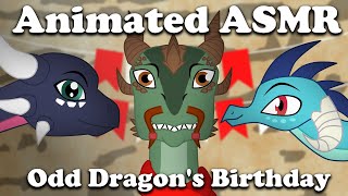 Animated ASMR Short Odd Dragons Birthday Kisses [upl. by Leik220]