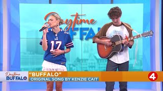 Daytime Buffalo Buffaloborn artist Kenzie Cait comes home from Nashville and performs original [upl. by Nidya423]