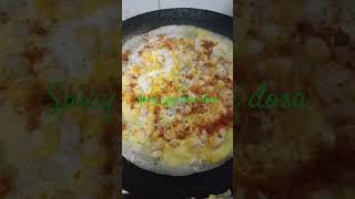 Spicy egg corn dosa youtubeshorts food [upl. by Eduam]