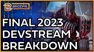 CROSS SAVE amp WHISPERS TOGETHER  Devstream 175 Breakdown  Warframe [upl. by Alderman]