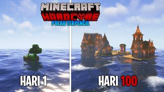 100 Hari di Minecraft Hardcore Pulau Terpencil [upl. by Malchus426]