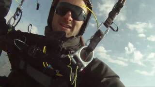 Backcountry parachuting  paraglider cutaway [upl. by Elfont]