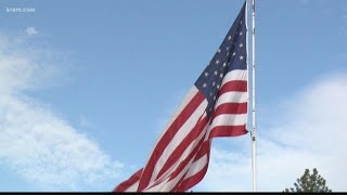 Post Falls City Council allows business American flag to fly [upl. by Almita]