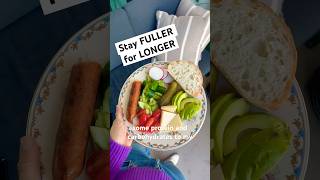 Stay FULLER for LONGER nutritiontips nutritionfacts nutritionscience balancedmeal balanceddiet [upl. by Huan]