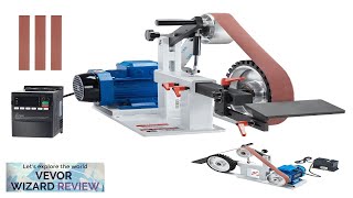 VEVOR Belt Grinder Sander 72 x 2Inch Variable Speed Belt Polisher Review [upl. by Simonette200]