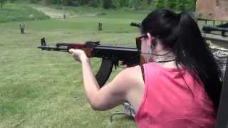 Shooting a Full Auto Polytech AK47 [upl. by Jamnis]