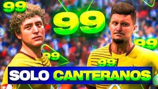 No PARO de jugar hasta FULL 99 SOLO con CANTERANOS Reconstruyendo Fifa 23 [upl. by Ymmik]