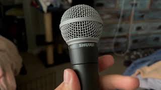 Shure SM58 Pro XLR Dynamic Microphone Quick Review [upl. by Kinzer]