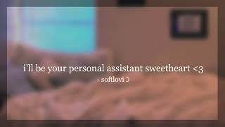 ill be your personal assistant sweetheart ♡  Boyfriend ASMR Period Comfort Soft Gentle [upl. by Zehe294]