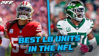 Ranking the Best Linebacker Units in the NFL  PFF [upl. by Laehplar]