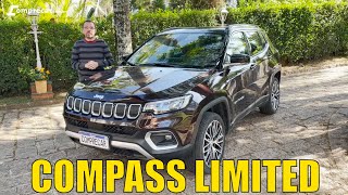 Jeep Compass Limited Diesel 4x4 TD350  Mais caro que a versão flex mas o motor diesel da um show [upl. by Zuckerman]