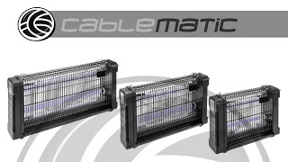 Matamoscas y mosquitos eléctrico Lámpara mata insectos voladores  distribuido por CABLEMATIC ® [upl. by Ahsiram]