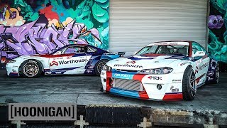 2000HP Tandem Thrash  James Deane and Piotr Wiecek’s Nissan S15s  DT266 [upl. by Naffets]