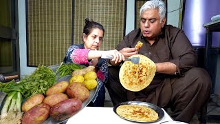 Aloo Paratha Recipe  Chatpata Aloo Paratha  Potato Bread  Potato  Paratha [upl. by Igor]