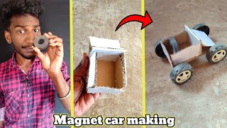 Magnet car making 💥💯 shorts [upl. by Elicul]