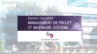 ILS VOUS EN PARLENT  MS MIS CentraleSupélec  Management de Projet et Ingénierie Système [upl. by Yelir986]