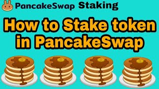 How to stake in PancakeSwap [upl. by Terrye167]