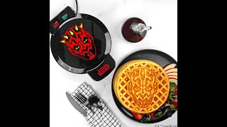 Star Wars Darth Maul Round Waffle Maker [upl. by Annoda]