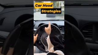 Guide to Safe Distances Using Car Hood Techniques cardrivingtips automobile shorts [upl. by Casmey]