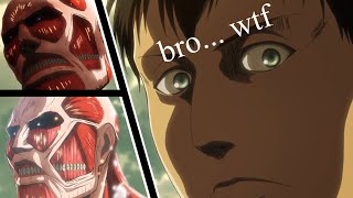 5 minutes of Bertholdt giving People the Side Eye 😒 AOT [upl. by Ycniuqed]