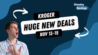 NEW Kroger Deals Thanksgiving INBOUND [upl. by Tshombe]