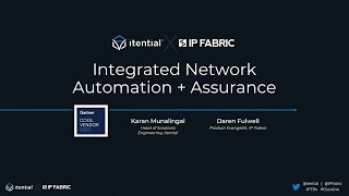 Integrated Network Automation and Assurance Demo with Itential amp IP Fabric [upl. by Quinton]