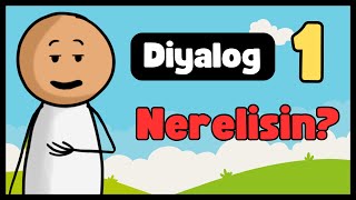 İngilizce Diyalog 1  Nerelisin  İngilizceRehberi [upl. by Adine716]