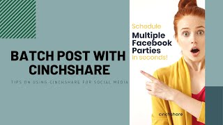 How to add Cinchshare to your facebook group and batch post [upl. by Fair]