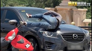 Prankster causes road accident  Prank Schooled [upl. by Akcirret]