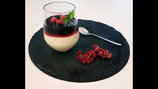 Reteta de Panna Cotta si Coulis de fructe de padure [upl. by Chiou]