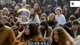 1969 Abbie Hoffman Makes Speech San Francisco Hippie  Kinolibrary [upl. by Eahsram404]