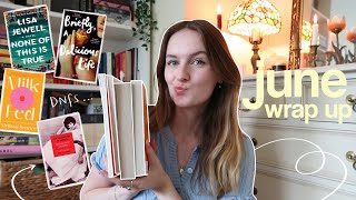 all the books I read in june from worst to best 🌟 june reading wrap up [upl. by Nagol]