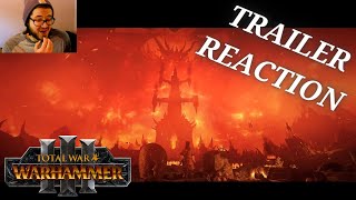 Total War Warhammer 3  Trial by Fire Trailer Reaction [upl. by Annoid]