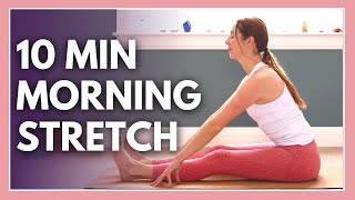 10 min Morning Yoga Full Body Stretch for Beginners [upl. by Ardnovahs]