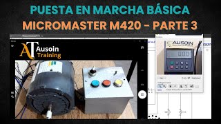 Drive training  variadores clase 3  ¿Cómo configurar el Micromaster M420  Parte 3 [upl. by Tavy]