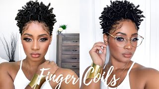 My 2021 TWA Routine  Defined Shiny Curls for Short Type 4 Natural Hair [upl. by Jillian520]