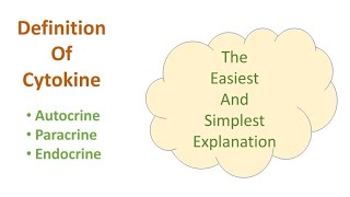 Definition of Cytokines  Cytokine Series  Mightymedicoz [upl. by Wilen134]