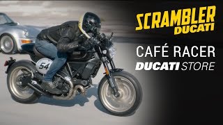 Scrambler Cafe Racer Ducati Store UK [upl. by Tammara]