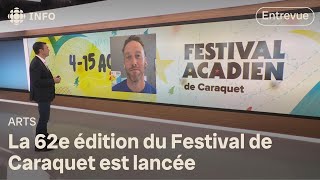 Début du Festival acadien de Caraquet  Dabord linfo [upl. by Analos]