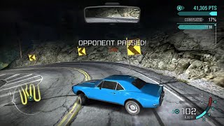 NFS Carbon  Overtaking Darius with Stock Starter Cars using Drift Physics [upl. by Aicnom]