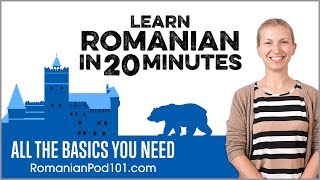 Learn Romanian in 20 Minutes  ALL the Basics You Need [upl. by Llerrahs]