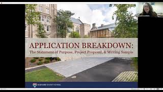 HDS Admissions 2021  The Statement of Purpose Project Proposal and Writing Sample [upl. by Luhe]