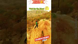 Enkannil Acham illa  Stunt Part 81 shorts stunt stunts stuntgonewrong rockclimbing climbing [upl. by Fihsak]