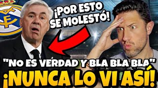 🚨😱¡NUNCA LO VI ASÍ ¡ANCELOTTI SE MOLESTA CON LA PRENSA DE NUEVO ¡MIRA LO QUE DIJO [upl. by Sugihara]