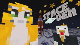 Minecraft  Space Den  On The Moon 1 [upl. by Bibah]