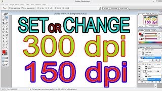 how to make a pdf file and image 150 dpi 300 dpi in photoshop in nepali [upl. by Everara]