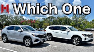 2024 Volkswagen Atlas Cross Sport vs 2024 VW Atlas All Specs amp Test Drive [upl. by Chrysa191]